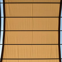 Outsunny Pergola con Tende Scorrevoli da Giardino 295x245cm, Gazebo a Pergola da Esterno in Metallo Cachi