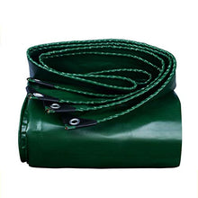 Telone Impermeabile per Servizio Pesante Addensato, Copertura in Telo Cerata di qualità Premium, Telo Verde Resistente con Occhielli per Riparo Esterno, Tenda da Giardino (Size : 5 * 7M)
