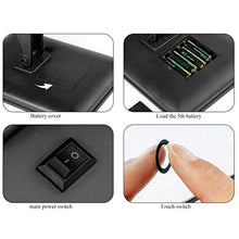 YXZQ Specchio per Il Trucco, Specchio dimmerabile Illuminato a LED con Touch Screen Specchio da scrivania Staccabile con ingrandimento 10X, Specchio da Barba Portatile e ad Alta Definizione