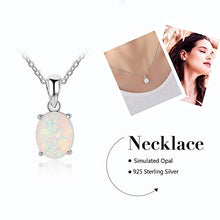 Collana In Argento Sterling, 925 Sterling Argento Stile Moda Personalizzato Cristallo Geometrico Opalnecklace, Adatto Per La Festa Della Mamma, Regali Di Anniversario E Regali Di Compleanno