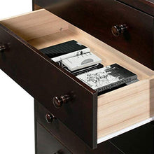 L.W.S Mobili per Camera da Letto Tabella 5 cassetti cassettiera cassettiera Cabinet Cabinet in Legno di ciliegio a ciliegio