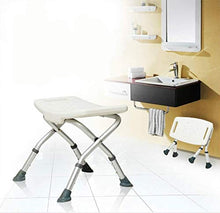 Sgabello da doccia Bagno sgabello ispessimento lega di alluminio da bagno Sedia, Anziani doccia Sgabello, antisdrucciolevole Bagno sgabello da bagno Sedia, incinta da bagno Sgabello, semplice sgabello