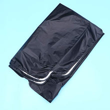 YARNOW Patio Impermeabile Dondolo Cuscino del Sedile Copertura Parasole di Ricambio Copertura in Poliestere per Esterno Doppia Seduta 55. 9X47. 24 Pollici (Nero)
