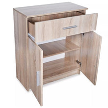 Tidyard Credenza in Truciolato Rovere,Credenza Moderna di Robusta e Durevole, Design Unico e Elegante71x35x88 cm