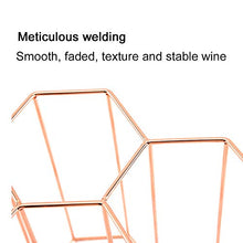 ASDFGHJKL Impilabile Wine Rack, mensola di Esposizione in Acciaio Inossidabile Cremagliera del banco della Barra di Figura dell'organizzatore di immagazzinaggio Beehive