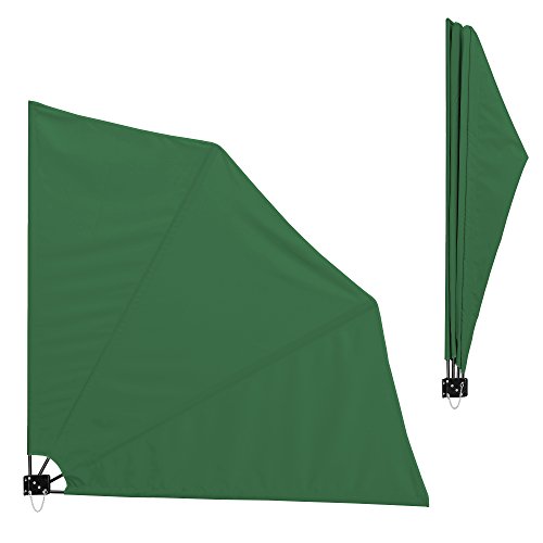 casa.pro Paravento Balcone Verde Tenda da Sole Laterale Balcone Sole Vento
