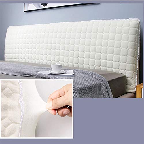 Copritestiera Letto TTFFWW In Velluto - Fodera Elastica Per Testate Fino A 65cm, Con Tasche Laterali, Antipolvere - Foto 2