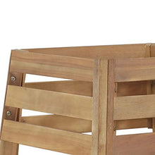 vidaXL Legno Massello d'Acacia Panca 140x140x86 cm Quadrata Banco Panchina