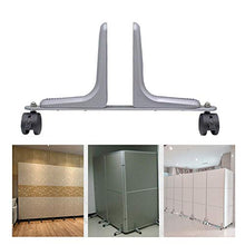 BIN Partizione della Clip dello Schermo Lega di Alluminio Partition Table Staffa separatore Consiglio Morsetto per Office Librarie Desktop Privacy del Pannello divisorio Staffa,Argento