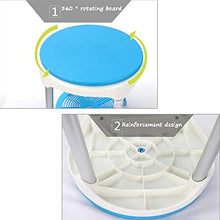 Sgabello da bagno Rotazione arrotondato doccia / vasca da bagno Sgabello con sedile girevole Sedile doccia Sgabello for anziani / disabili Anti-Slip Sedia da doccia Mats di sicurezza regolabile in alt