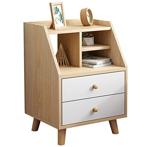 Comodini Camere da Comodino in Legno Moderno Comodino con cassetto Organizer Armadio di stoccaggio Fashion Mini Desk Bedroom Mobili da Camera da Letto Tavoli finali Comodini Letto (Color : A)