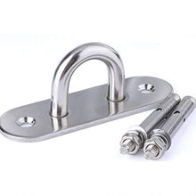 Nuluxi Piastre Occhiello Acciaio Inossidabile Acciaio Inossidabile Plate Anello Hardware Acciaio Inossidabile Barche Hardware di Coperta Robusto Accessori per Sartiame Barche Amache Hardware-4 Pezzi