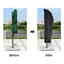 Copertura dell'ombrello, coperture impermeabili dell'ombrello all'aperto del protettore dell'ombrello del giardino di Oxford, buona traspirabilità, leggera, robusta e durevole(280*30/81/46cm)