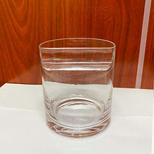Sweetrl - Bicchiere rotondo per sigari e whisky, con porta sigari, in vetro, per casa, bar