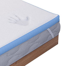 Dreamzie - Topper Memory Foam 160 x 190 cm - 5 cm di Schiuma ad Alta Densità - Rivestimento Ipoallergenico in Bamboo - Made in Europa - Certificato Oeko-Tex® e CertiPUR