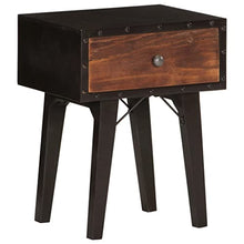 vidaXL Comodino 40x30x50 cm in Legno Massello di Recupero