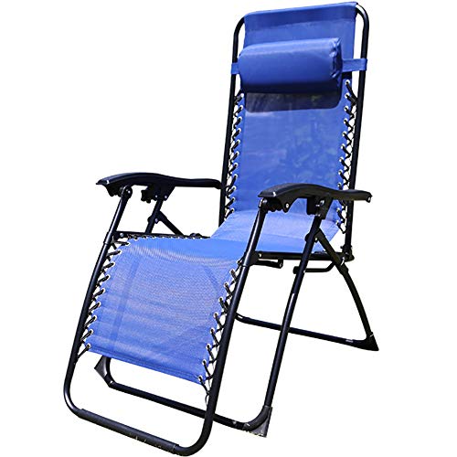 Sedia A Sdraio Da Giardino Pieghevole Con Poggiatesta Rimovibile, Lettino Prendisole E Per Il Relax,Per Giardino/Patio/Piscina/Spiaggia/Cortile/Prato, Capacità Di Carico 150 Kg