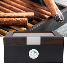 Custodia per sigari, Custodia per sigari in cedro Scatola di immagazzinaggio per humidor in legno Custodia da viaggio per umidificatore da viaggio portatile Scatola per archiviazione con umidificatore