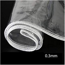 SHIJINHAO Tarpaulina Trasparente, Foglio di Teli in PVC Impermeabile for Impieghi Gravosi, (400 gsm) Coprisessitori Resistenti alle Intemperie con Occhielli, Personalizzabili, 19 Taglie