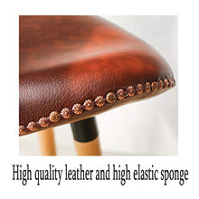 LF- Bar Stool Bar Stool Moda Creativa Bar Chair Casa Schienale Alto Seggiovia Bar Stool Rotante ad Alta Sgabello Sgabello Colazione Ristorante Ascensore Sgabello semplicità (Color : Brown)