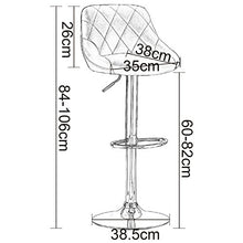 WOLTU BH23ws-1 Sgabello da Bar Moderno Girevole Sedia Cucina Alta con Schienale Quadrato Poggiapiedi Senza Braccioli Altezza Regolabile in Similpelle Bianco 1 Pezzo