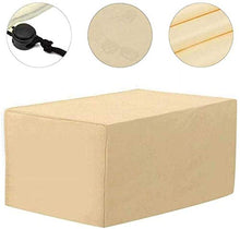 Copertura per Mobili da Giardino Tavolo Esterno Mobilia Panno Oxford Anti-UV Impermeabili Telo Copri Sedie Esterni Impermeabile della 90x90x90cm(35x35x35in)/Beige