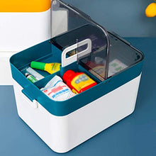 Medicina Di Sicurezza, La Droga Di Grande Capienza Portatili Organizzatore Casa Facile Da Armadietto Mossa Medicina Cassetta Di Pronto Soccorso / Scatola Per Vacanze E Arzneimittelbox,Grigio