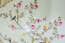 Ayhuir Rosso e Bianco Jingdezhen Bagno in Ceramica lavandino lavabo Lavabo da appoggio Lavandino da Bagno Uccello e Fiore