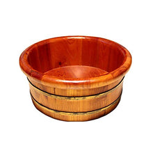 NUBAOgy Pediluvio Adulto, Pediluvio in Legno Massello, Pediluvio in Canfora, Vaschetta per Pedicure, Pediluvio per Uso Domestico, Lavabo per Massaggio Ai Piedi, Adatto per Famiglie, Hotel, 42 * 15 Cm