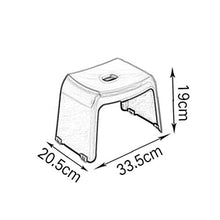 FSYGZJ Poggiapiedi Sgabello Sgabello Sgabello Sgabello in plastica Sgabello Quadrato per Uso Domestico Cambia Scarpe Piccola Panca Sedia da Soggiorno Sgabello Antiscivolo per Bagno per Adulti (Colo