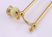 PYROJEWEL A Parete Rail Bagno cremagliera Bagno cremagliera Rack Appendiabiti Jade Rack d'oro in Acciaio Inossidabile Placcato Oro Rack Bar Marmo Hardware Pendant 60 * 25cm mensola da Bagno