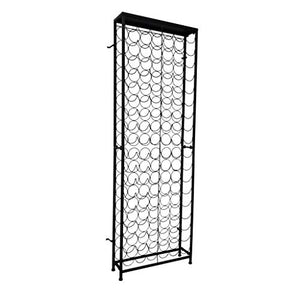vidaXL Supporto Metallo 108 Bottiglie Vino Cantinetta Cantina Portabottiglie
