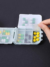 Portapillole Organizer Classificazione Corretta dei farmaci Organizer per farmaci di Grande capacità Beige 7 Celle