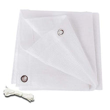 N / A Rete Ombreggiante 80% Panno Anti-UV, Rete Pergolato Leggera per Terrazza, Copertura in Maglia da Giardino con Balcone con Occhiello, Facile Montaggio(Size:4×4m)