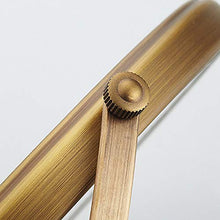 Luyshts Specchio cosmetico retrò Desktop Rotondo Verticale bifacciale Rotante a Specchio Triplo Specchio Bagno Specchio di vanità Specchio di vanità
