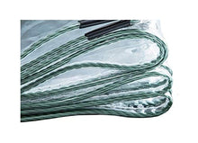 CXF Trasparente Ispessimento Antipioggia Panno di Plastica 100% Impermeabile, Occhielli, All'aperto, Cortile, Copertura Vegetale, Formato può Essere Adattato, (Size : 1.4x1.7m)