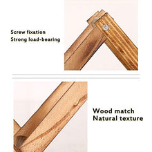 YQJ Portabottiglie da Vino in Legno Artigianali da Appoggio, Portabottiglie da Tavolo Pieghevole per Cucina Bar, 3-6-10 Slot,Natural,6 Bottle