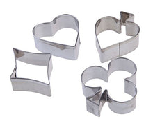 SaySure - 4X Stainless Steel Poker Fondant Biscuit Pastry Cookie Cutter