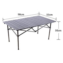 OCYE Tavolo E Sedie Pieghevoli, Set per 6 Persone di Tavoli E Sedie Pieghevoli da Esterno per Campeggio, Campeggio E Barbecue, Portata 120 kg