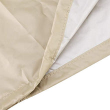 03 Coprisedile per Altalena da Patio con Amaca, Copri-Altalena per Esterni, Parasole per Altalena per Giardino, Accessori per Patio, Altalena per Esterno(Beige)