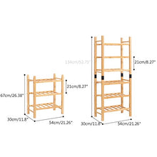 Summerone Bamboo Wine Rack, Piano Vino Scaffale Scaffale, Bottiglie Holder, freestanding Espositore for Cucina, dispensa, Cantina, dinging Camera (Dimensione : 3 Tier)
