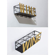 PZW Semplice e Creativo Portabottiglie da Parete Arte in Ferro Portabottiglie Portabottiglie Portabottiglie Portabottiglie Portabottiglie da Parete60 * 10.5 * 11cm