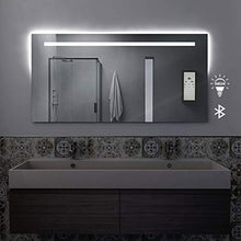 styleglass Specchio da Bagno Rettangolare Personalizzabile Atena 120 x 60 cm, Made in Italy, Specchio Parete Com Spessore Vetro 4mm, Kit Fissaggio Murale Incluso, Grado di Protezione IP20