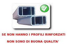 Gazebo Rosso 4,5x3 Pieghevole Alluminio a Forbice Ombrello Professionale tendone PVC a Fisarmonica piantone Esagonale