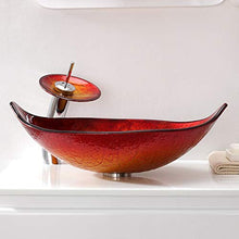 Yxx max -Lavabo Vetro temperato Lavandino, Bagno Artistico controsoffitto Lavandino Bagno Guardaroba contatore Bacino Lavandino del lavabo