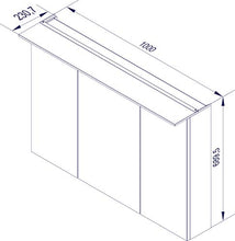 Fackelmann LED specchio da bagno 100 cm Rovere Scuro efficienza energetica A + + Serie B. perfetto