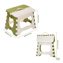 GSDJU Cucina,Portatile,Bagno,Bambini,Sgabello Basso,Doccia,Sgabello Pieghevole Pieghevole in plastica Verde Sedia Pieghevole Portatile da Esterno per Bambini e Piccola Sedia per Uso Domestico