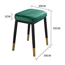 Vanity Benches Sgabello per Piano in Metallo per Bagno, Sgabelli per Il Trucco, Sgabello Rotondo Moderna per Trucco, capacità 150 kg, Montaggio Facile, 39x45x29cm