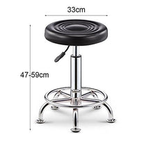 ZHJING Seggiola da Bar Bar Sedia Alta Sedia Ascensore Rotante Sgabello Boss Seggiovia Chair Sedia di Svago casa Sedia Sedile della Sedia Girevole Sedia della sporgenza (Color : Black)