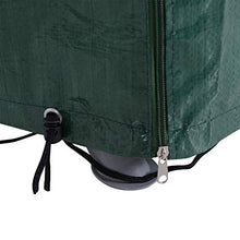 Outsunny Copertura per Mobili da Giardino Impermeabile Anti UV Anti Muffa con Fissaggio PE 215x155x150cm Verde